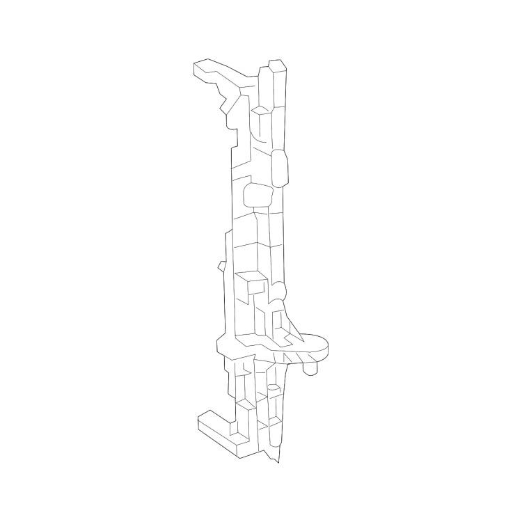 Mercedes-Benz S-Class W Radiator Mounting Bracket and Support Radiator Mounting Bracket 995040200
