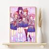 D-Doki Doki L-Literature Club Anime Poster HD Art Sticky Wall Waterproof Home Living Room Bedroom Bar Aesthetic Decoration
