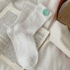 Female Spring and Autumn Sweet Wool Love Flanging Boneless Tube Pile Socks