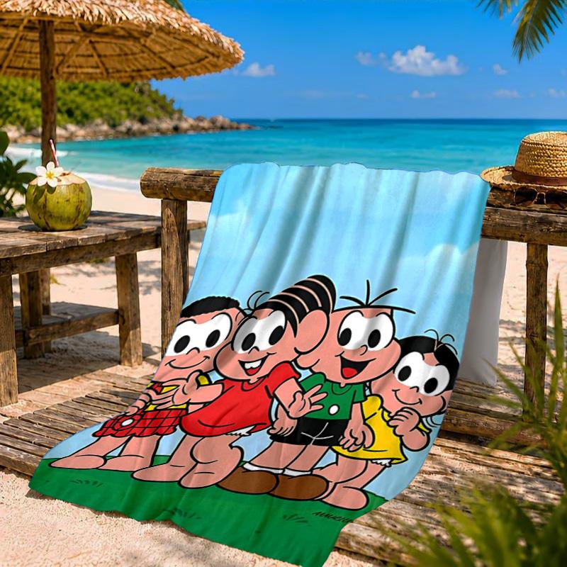 Monica's Adventures In Colorful Land Beach Towel Microfiber Beach Towel,Lightweight and Quick-Dry,for Summer Travel,Swimming Pool Fan Birthday Gift