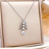 Christmas Necklace Women Titanium Steel Festive Design Trendy Accessory