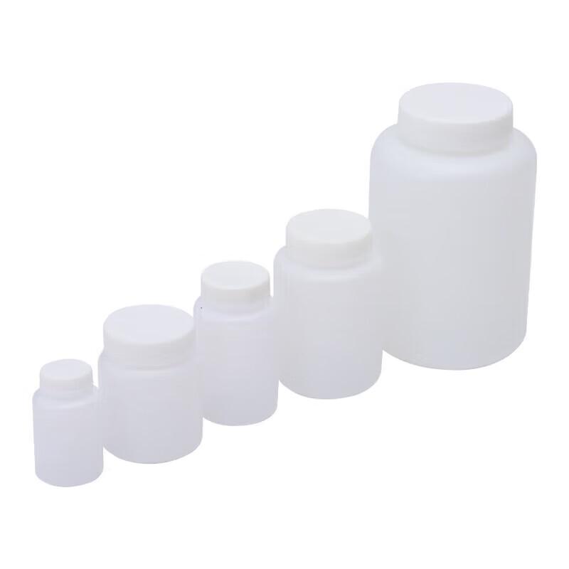 Masfu Wide-Mouth PE Plastic Reagent Sample Bottles
