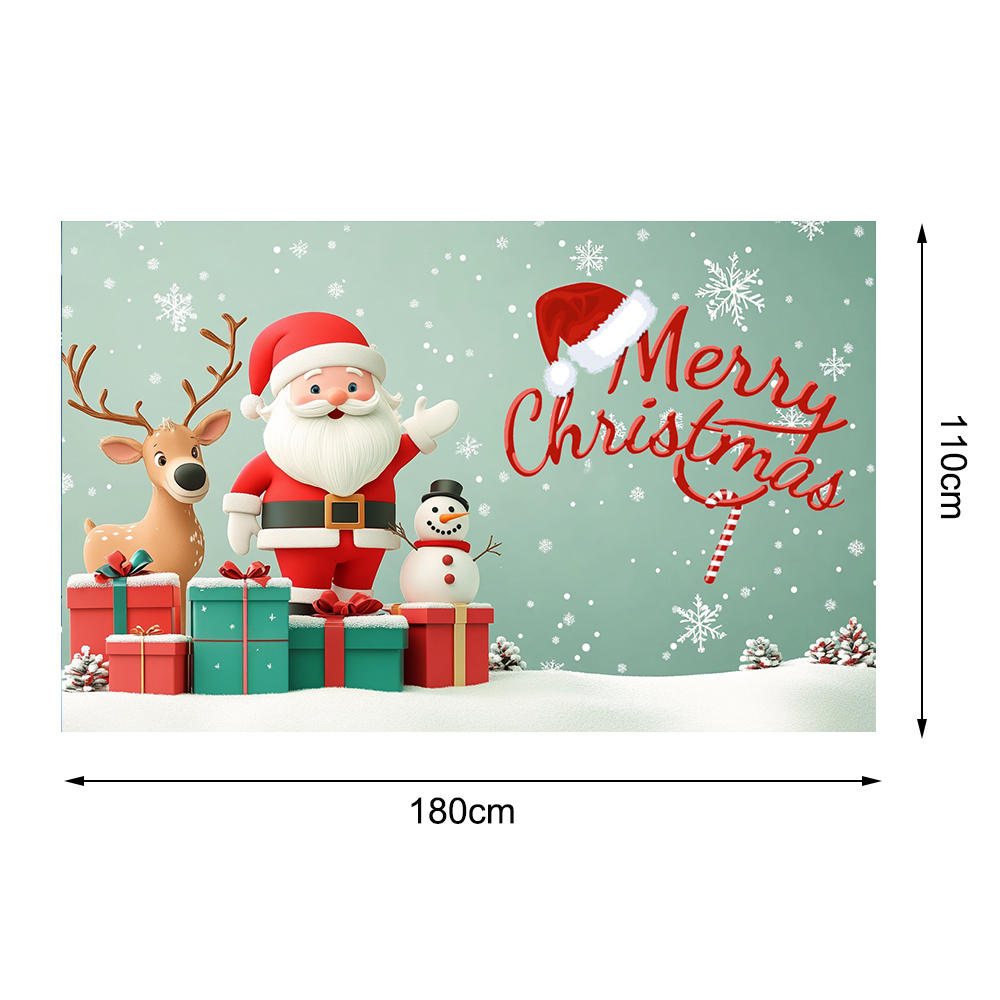 Merry Christmas Banne Christmas Decoraton Merry Christmas Santa Claus Banner Home Decoraton Background Xmas Party New Year Decor