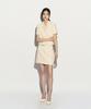 RE RHEE Tweed Mini Skirt