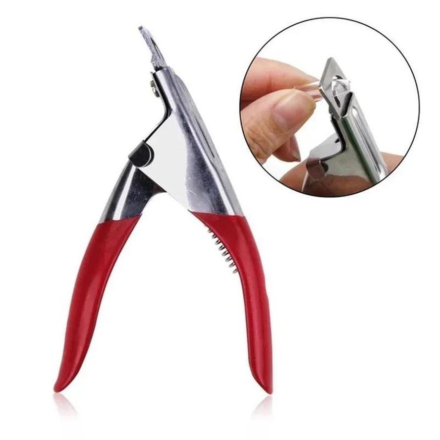 1PC Nail Art Clipper Special Type U Word Acrylic Gel French False Nail Tips Cutter Clipper Edge Cutters Manicure Stainless Steel