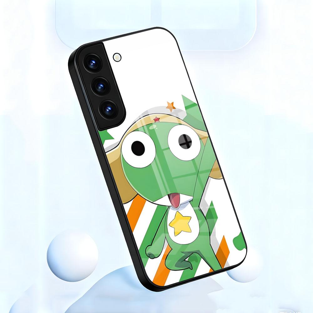 Keroro G-Gunsou Frog Phone Case For Samsung A56 A36 A26 A16 A15 A25 A35 A55 A14 A34 A24 A54 Glass Case