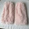 Winter Leggings Covers Leg Warmer Boot Socks Aesthetic Solid Color Warm Furry Plush Boot Cuffs Toppers Leg Gaiters Cover