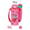 Thermos Water Bottle, Vacuum Insulated Straw Bottle, 400ml, Minnie Strawberry Pink, For Children, For Going To Kindergarten And School, For Cooling