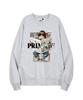 PRIMATE [Fleece-Lined/Non-Fleece-Lined] Urban Ape Oversized Sweatshirt 5 Colors (Type A)