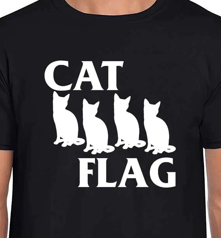 Cat Flag Black Flag shirt T-Shirt Unisex Gildan Softstyle Tshirt Henry Rollins XL