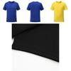 Solid Color Men Women Plain T Shirts With Airy Cotton Fabric And Short Sleeves