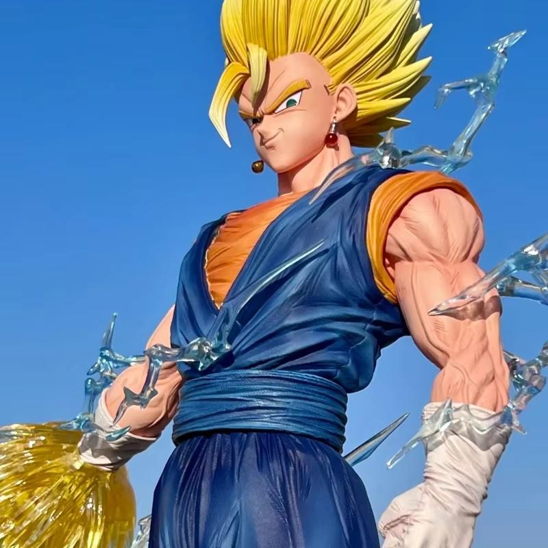 Anime Hb Vegetto Jt Model Figures Dual Head Hands Sculpture Light-Up Desktop Figurine Doll Collectible Boys Surprise Toy Gift