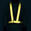 Takagi Reflective Safety Adjustable Waist Black X 535 X 580 X 2mm Vest, Size, Yellow,