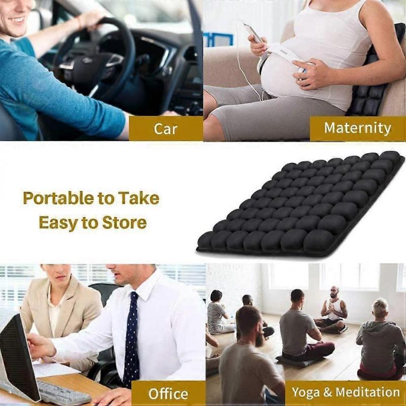 Almofada de Assento de Ar Almofada Lombar para Aliviar Dor nas Costas Ciática Cóccix Almofada de Assento Almofada de Ar 3D para Cadeira de Escritório Assento de Carro Cadeira de Rodas