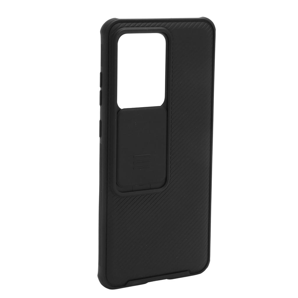 Phone Case Camera Protection PU TPU Protective Cover Accessories for S20 Ultra Black