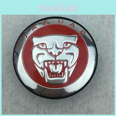 Elegante Conjunto de 4 Peças Calotas de Roda Jaguar Logo Aro 59mm Tampa Emblema Tampa Em Qualidade Premium