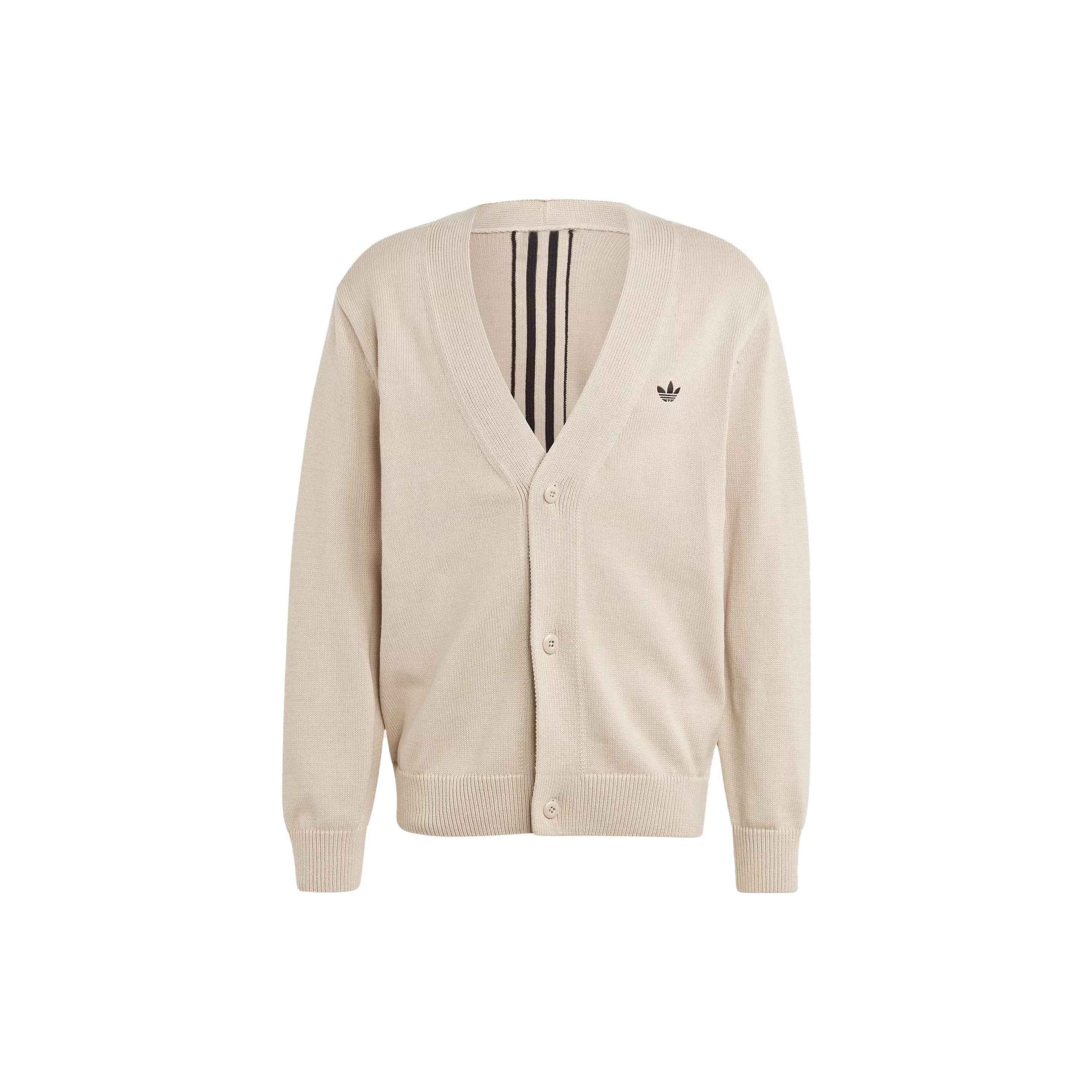 adidas Originals Rifta Oversized Intarsia Cardigan Beige IM4649 XS