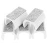 5pcs U-shaped Furniture Pads Noise Reduction Chair Leg Caps Accessories Chair Feet Covers
