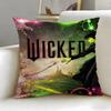 Popular Movie Wicked Part One Cushion Cover Soft & Easy-Wash Pillow Case – Versatile for Couch, Bed, Travel and Office