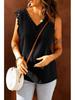 Women's Summer 2025 Pleated Lace Tank Top - New Style Fashion