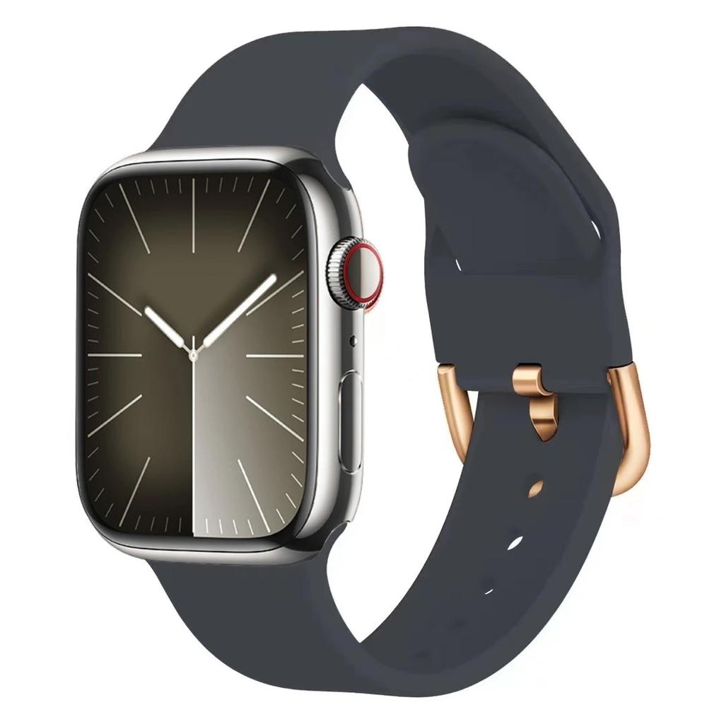 Silicone Strap For Apple Watch Band 11 10 9 8 7 46mm 42mm 45mm 41mm Ultra 3 49mm Sports Bracelet iWatch 6 5 4 SE 44mm 40mm Belt