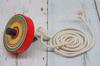 Castle Enterprise Folk Crafts Traditional Wooden Toy Throwing inches Top, 2.5