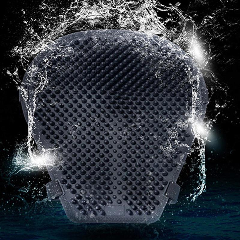 Universal Silicone Motorcycle Seat Cushion, Breathable Pressure Relief Shock