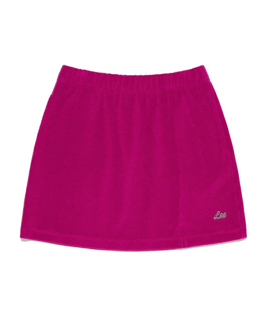 Lee Woman Terry Mini Skirt Pink