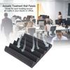 Acoustic Panel Studio Foam Wedge DIY Installation Sound Absorption Wall Panels Black