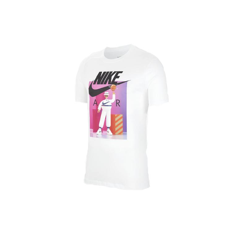 

New Nike Set in Sleeve T Shirt Men s White CW0411-100 XXL