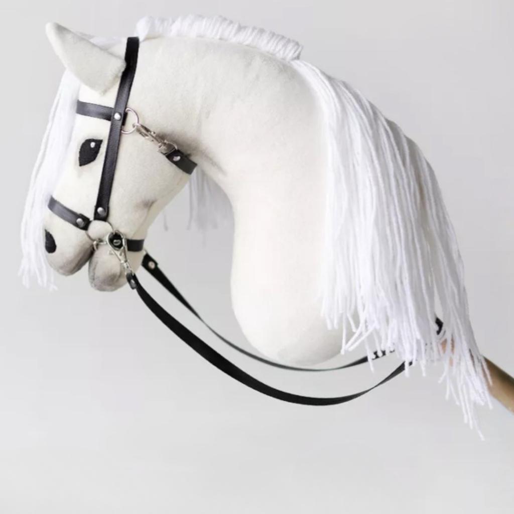 Hobby Horse Horse On A Stick Horse Horse Head White + Comb [M-Hobbyhorse6]