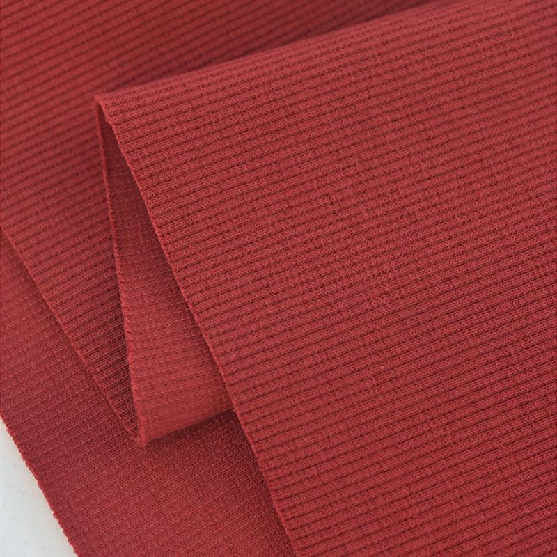 Tecido Canelado Algodão Elastano Tricô Elástico Punho Cós Perna Braços Moletom Parte Inferior Camiseta Tops Acabamento Canelado Jersey Tecido Canelado