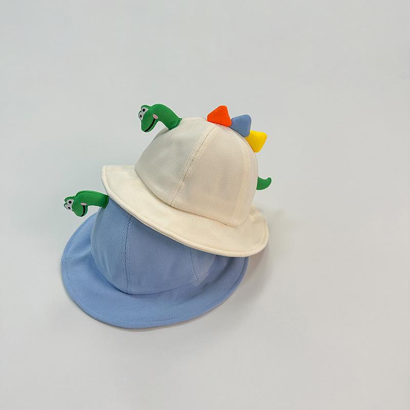 5 Colors Spring Autumn Kids Cartoon Bucket Hat Sun Protection Baby Hats Boys Girls Headwear Caps Children Outdoor Sunshade 1-4Y