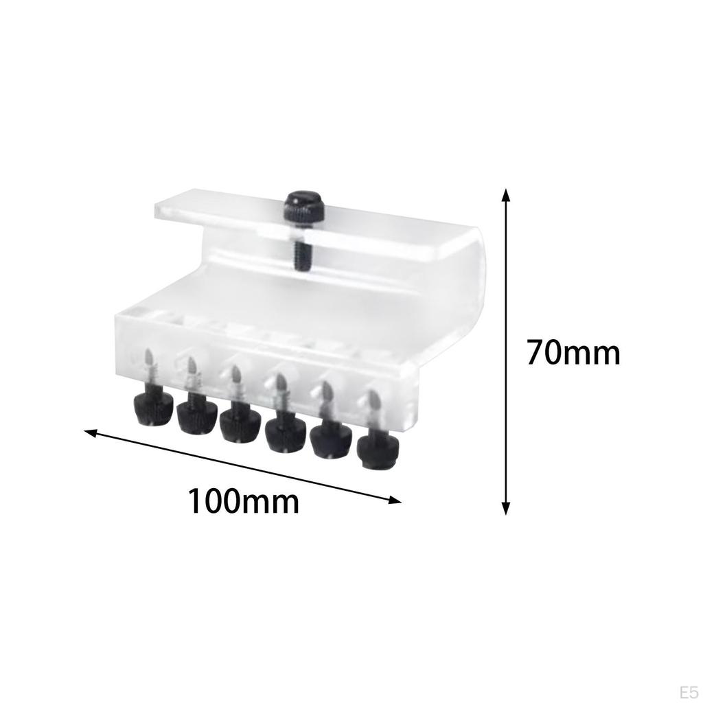 Burette Rack Aquarium Pipe Hanger Acrylic Reusable Clear Practical Titration Pump Bracket Fish Tank