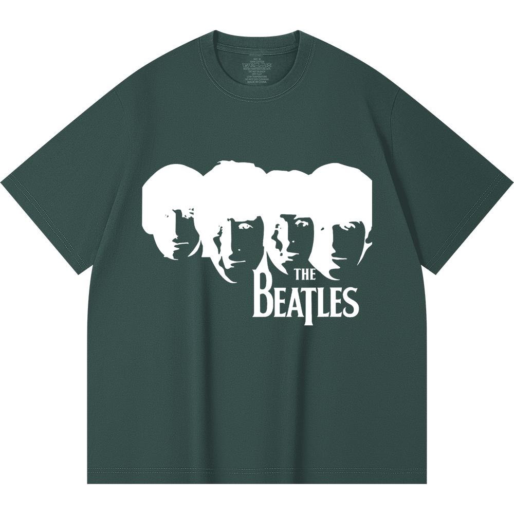 230 Gsm 100% Cotton Heavy Metal T-Shirt Rock Band Popular Music Print Unisex Heavy Cotton T Shirt