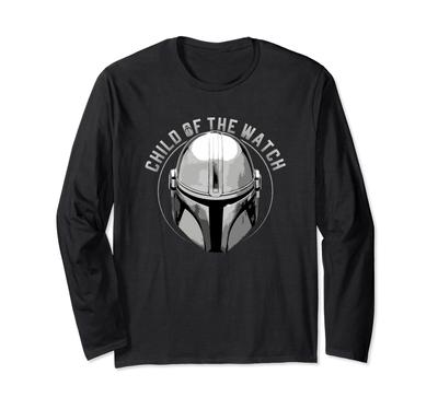 Star Wars Mandalorian Κράνος Mando Παιδικό Ρολόι Μακρυμάνικο T-Shirt