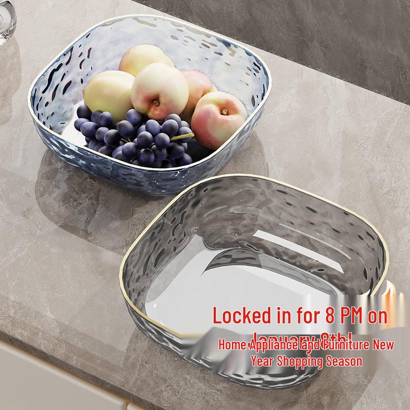 

Baijie Golden Edge Household Fruit & Snack Plate