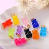 Colorful Creative Resin Diy Bear Pendant Does Not Fade, Personalized Versatile Dopamine Pendant Accessories