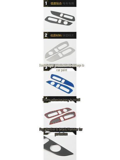 17 CRV Seat Adjustment Sequins and Back Control Switch Decorative Frame