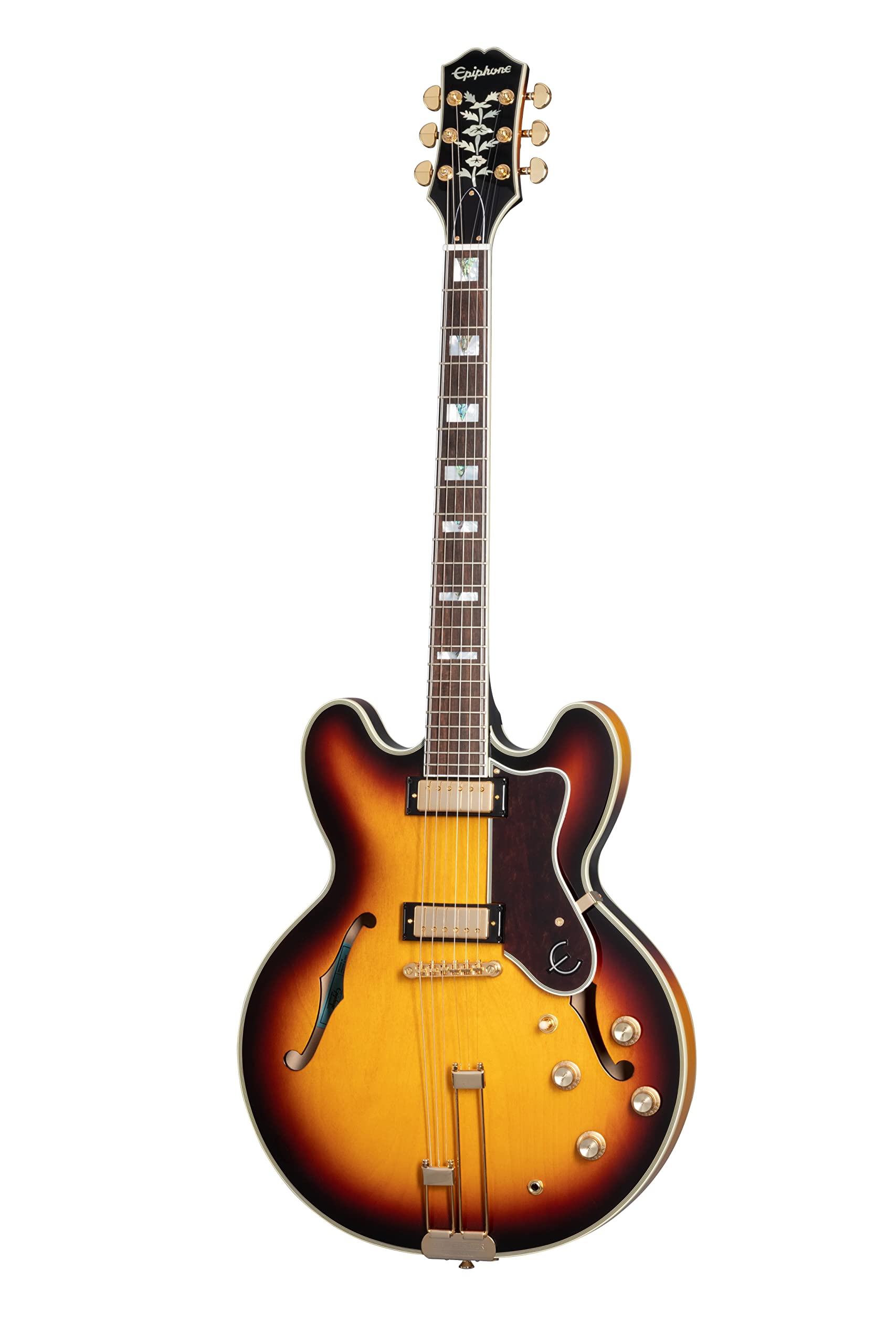 

Epiphone Sheraton Vintage Sunburst Електрогітара Epiphone Напівакустична