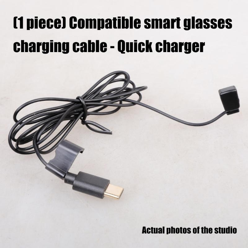 PVC Chargers Cord With TangleFree Design for Smartests Glasses Eyewears Accessories