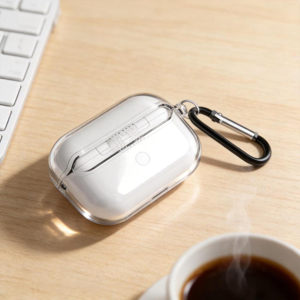 Trendy AirPods Pro Full-Coverage Soft Protective Case with Storage Bag