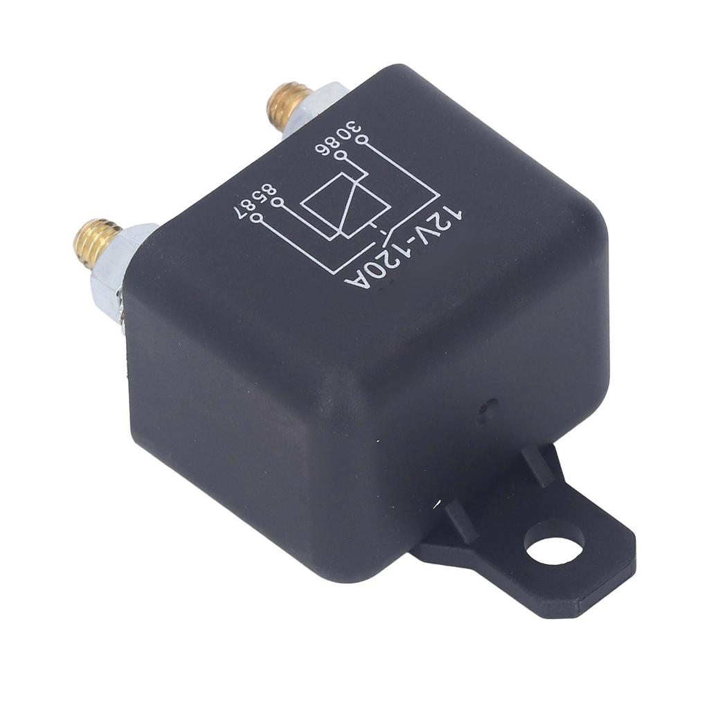 Car Starter Relay 2.4W 120A 4 Pin Normally Open Contact Brass Coil High Starting Power Car Relay