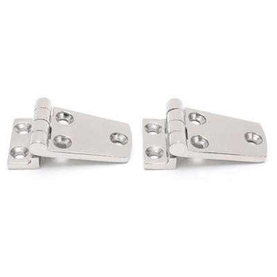 2 Stück 316 Edelstahl Marine Offset Scharnier Spiegelpoliert 2-1/5" x 1-1/2" Boot Kurze Seite Scharnier Offset Kurze Seite Design