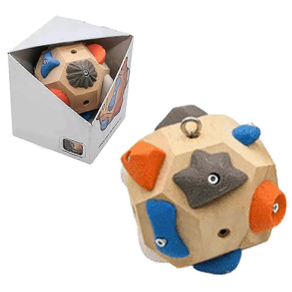 Handcrafted Boulder Block - Finger Strength Training Ball for Rock Climbing, Grip Trainer for Climbers, Outdoor Enthusiasts, and Gift Ideas