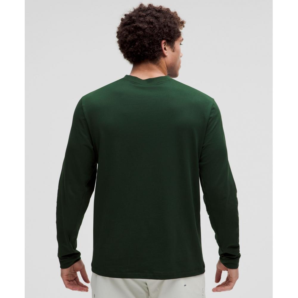 Lululemon Zeroed In Long Sleeve Shirt raInforest Green
