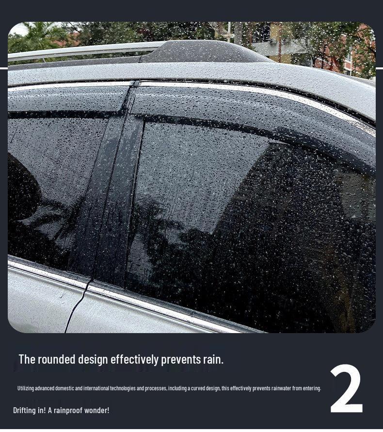 Great Wall Haval H5 Window Rain Guards: All-Weather Visors & Shields