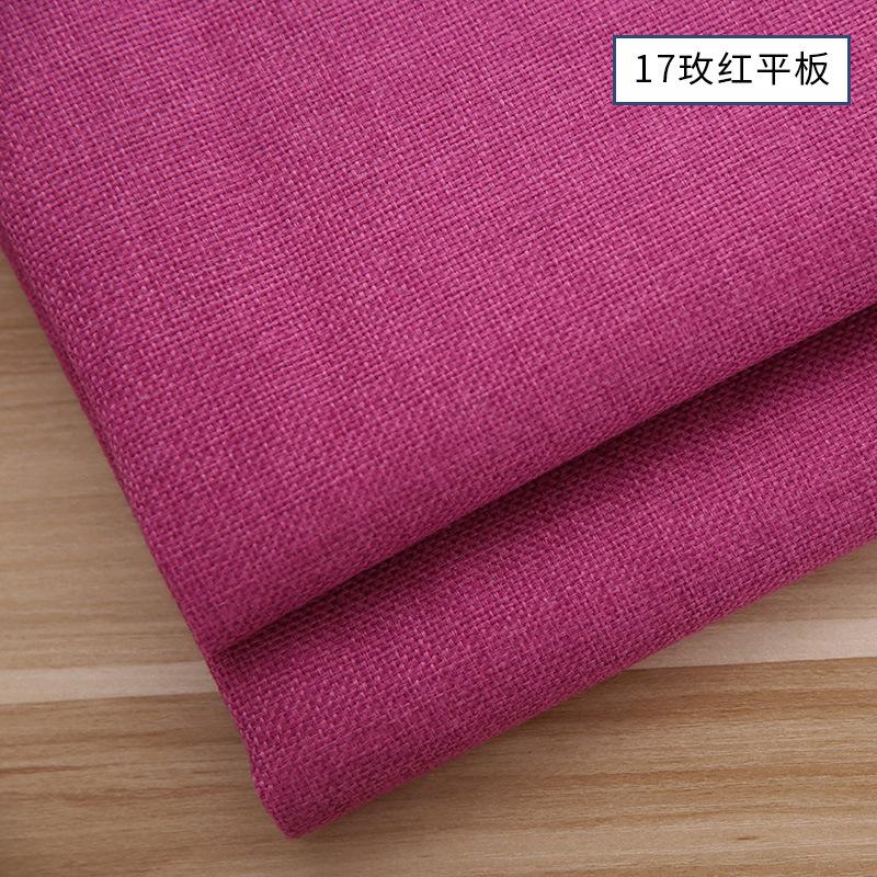 Nordic Style Linen Textured Fabric Sofa Pillows Clothing Decorative Fabrics Comfortable Versatile Wear-resistant Multi-purpose