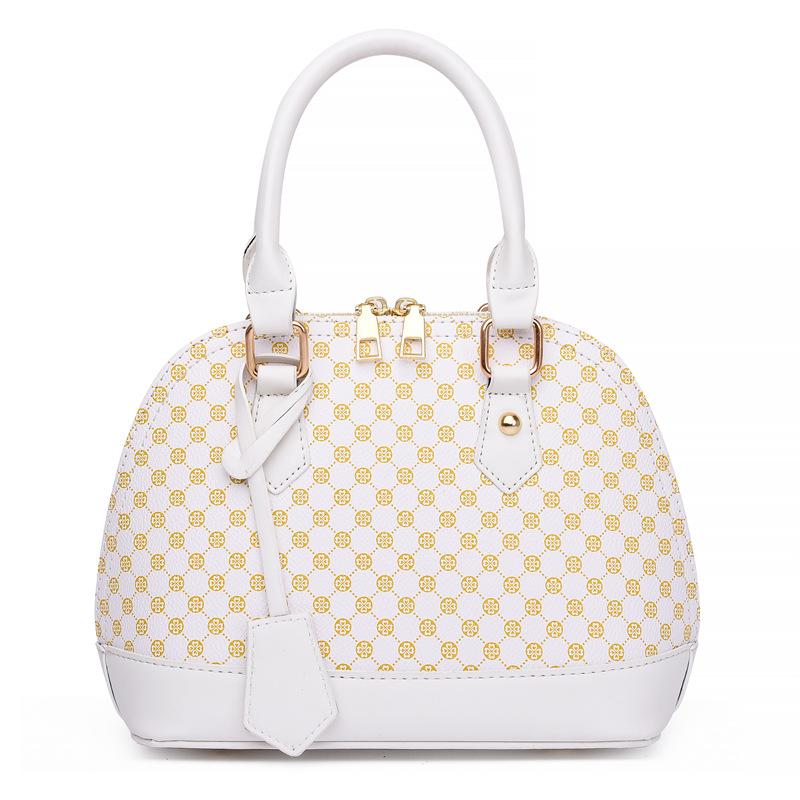 

Autumn and winter new fashion simple handbag shoulder messenger shell bag new women s bag commuter messenger bag белый