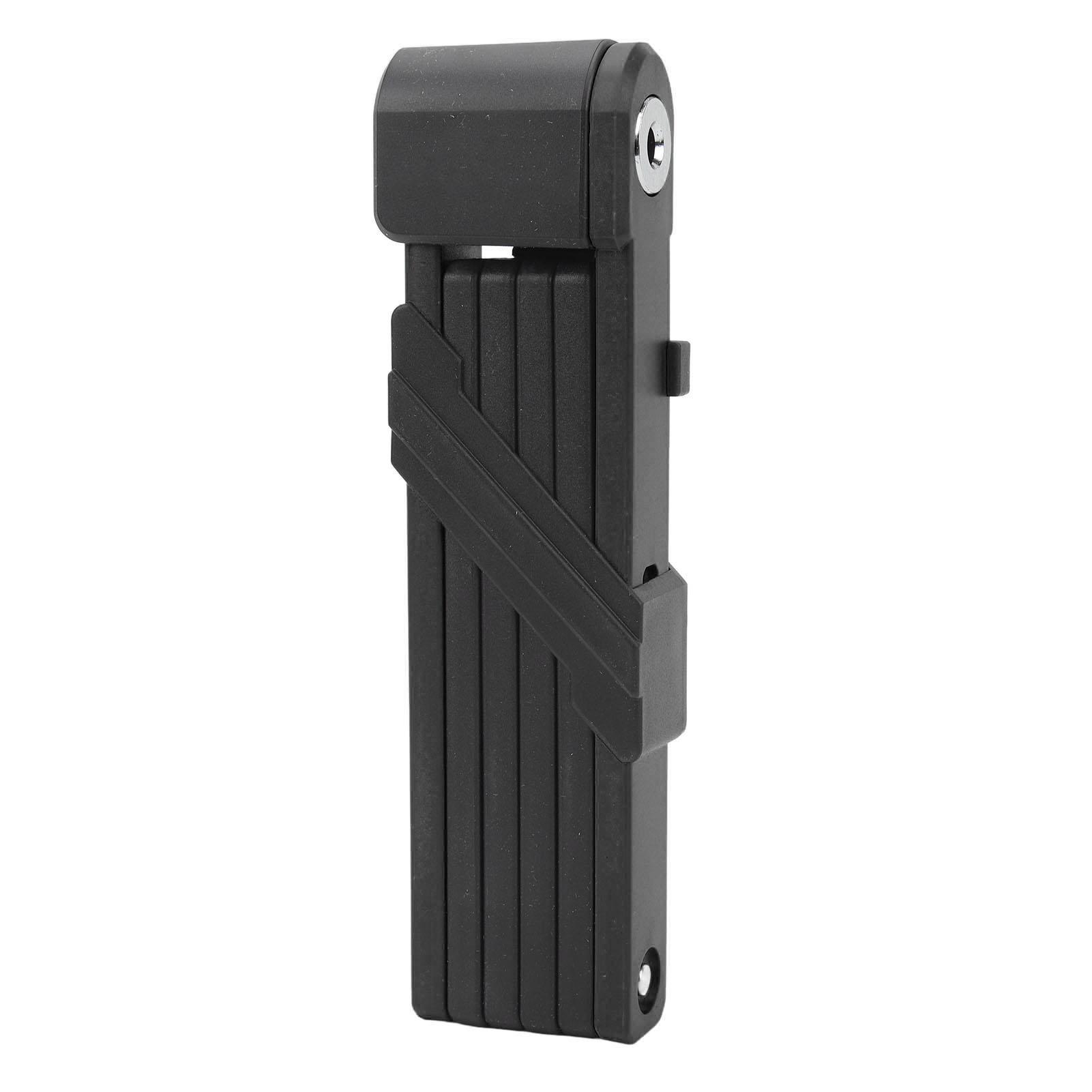 

Велосипедный складной замок Защита от кражи Водонепроницаемый Защищенный от ржавчины Складной велосипедный замок для электровелосипеда Мотоцикла Черный чёрный